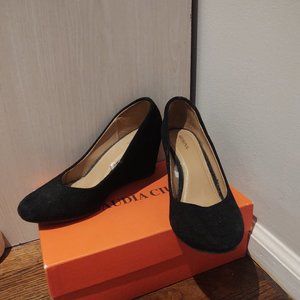 Black Merona platform shoes